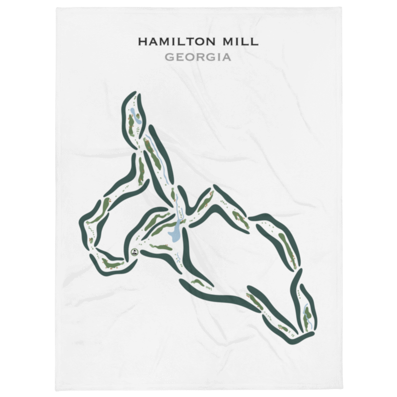 Hamilton Mill, Georgia - Printed Golf Courses