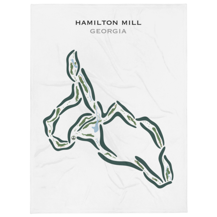 Hamilton Mill, Georgia - Printed Golf Courses