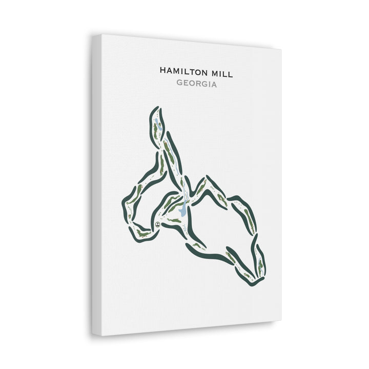 Hamilton Mill, Georgia - Printed Golf Courses