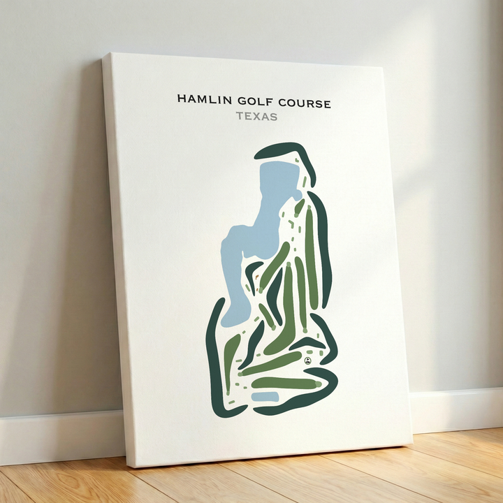 Hamlin Golf Course, Texas - Printed Golf Courses