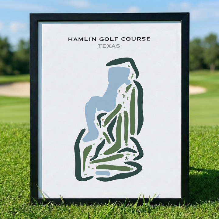 Hamlin Golf Course, Texas - Printed Golf Courses