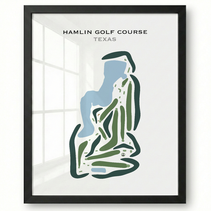 Hamlin Golf Course, Texas - Printed Golf Courses