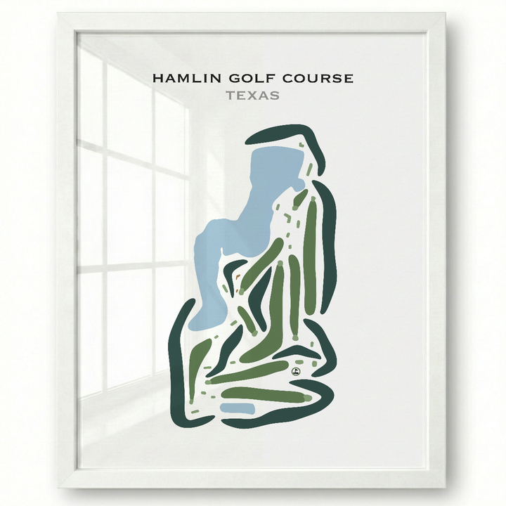 Hamlin Golf Course, Texas - Printed Golf Courses