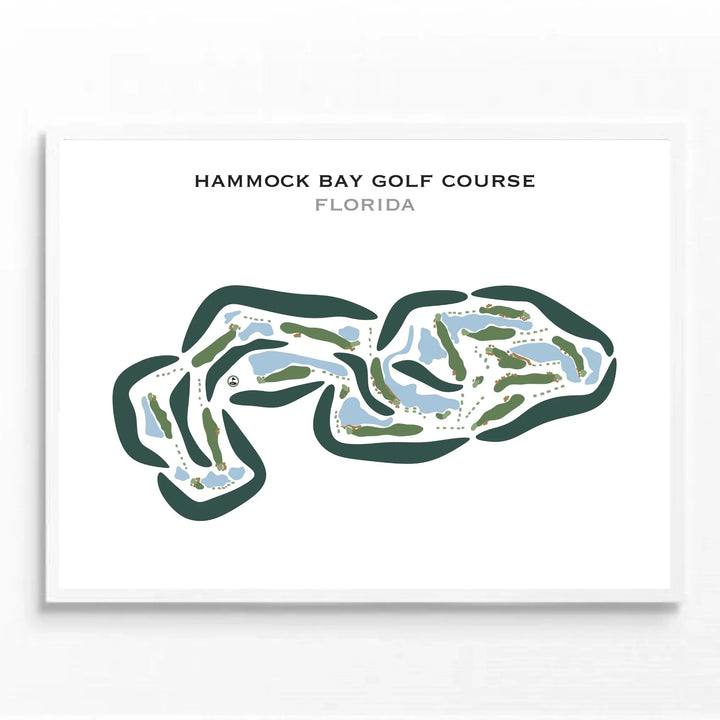 Hammock Bay Golf Course, Florida - Printed Golf Courses