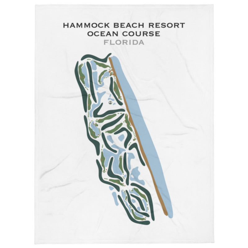 Hammock Beach Resort Ocean Course, Florida - Printed Golf Courses