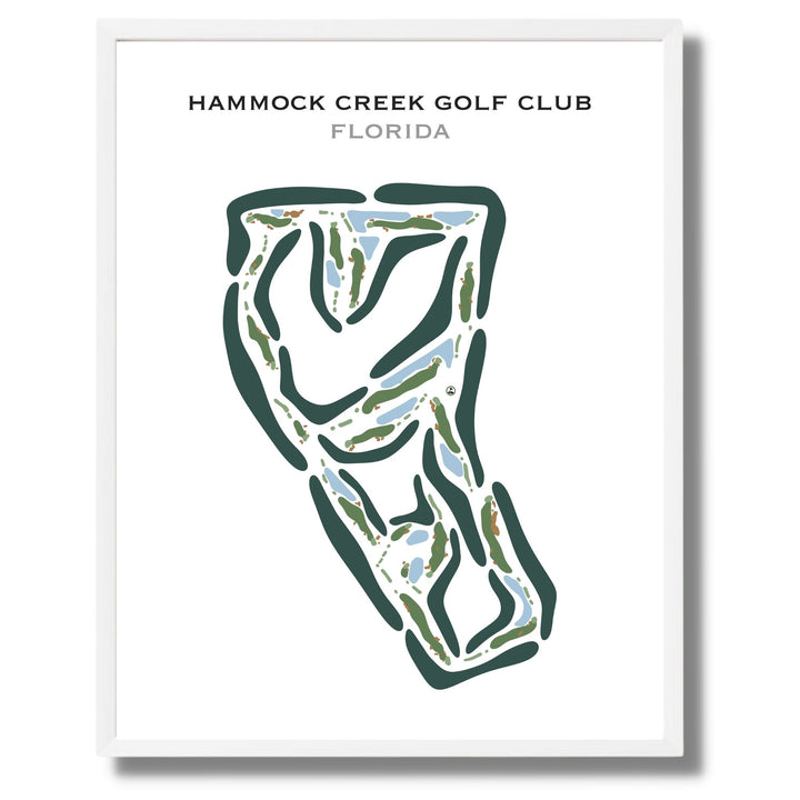 Hammock Creek Golf Club, Florida - Printed Golf Courses