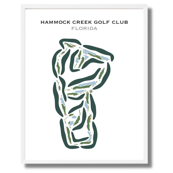 Hammock Creek Golf Club, Florida - Printed Golf Courses