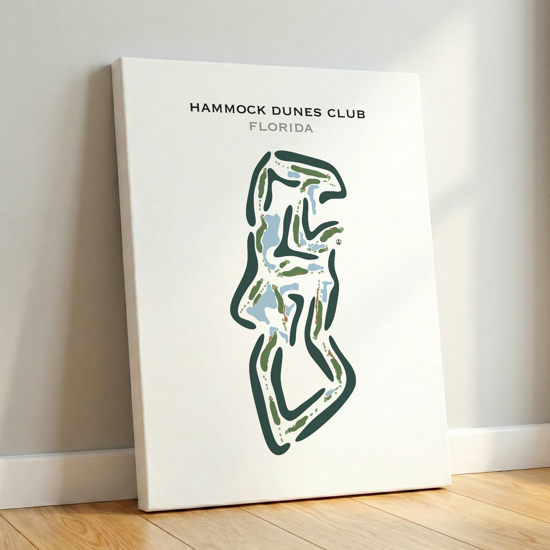 Hammock Dunes Club, Florida - Printed Golf Courses