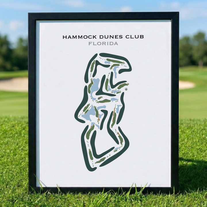 Hammock Dunes Club, Florida - Printed Golf Courses