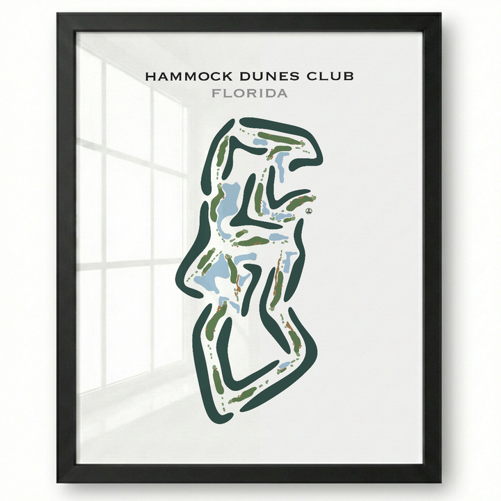 Hammock Dunes Club, Florida - Printed Golf Courses
