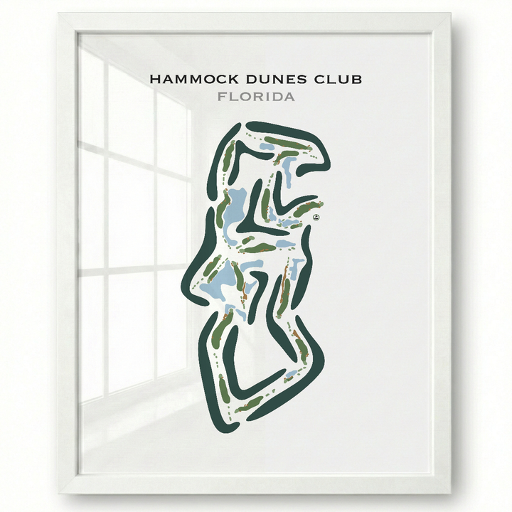 Hammock Dunes Club, Florida - Printed Golf Courses