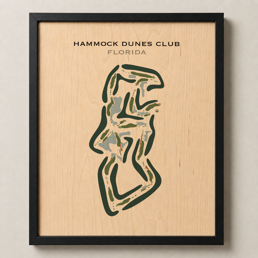 Hammock Dunes Club, Florida - Printed Golf Courses