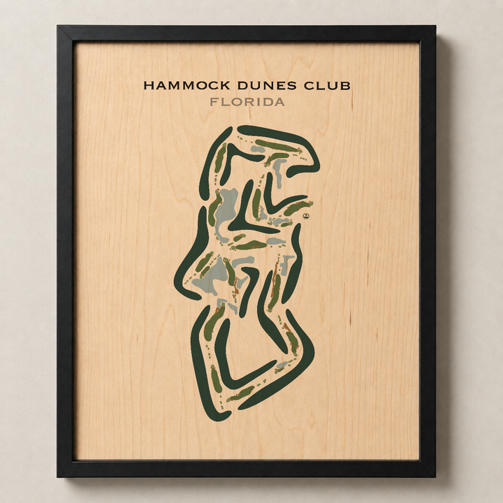 Hammock Dunes Club, Florida - Printed Golf Courses