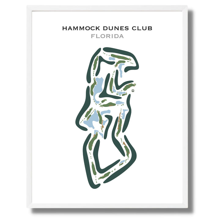 Hammock Dunes Club, Florida - Printed Golf Courses