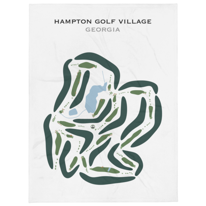 Hampton Golf Village, Georgia - Printed Golf Courses