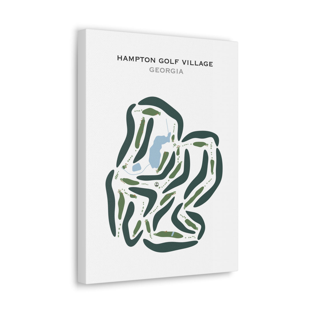 Hampton Golf Village, Georgia - Printed Golf Courses