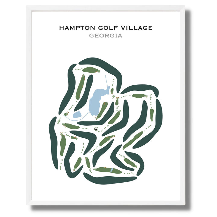 Hampton Golf Village, Georgia - Printed Golf Courses