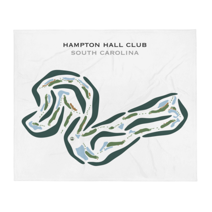 Hampton Hall Club, South Carolina - Printed Golf Course