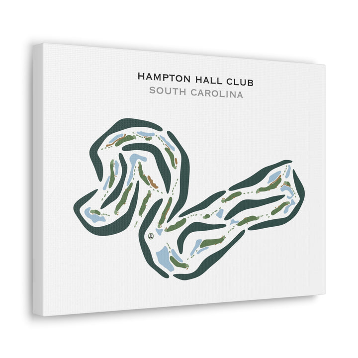 Hampton Hall Club, South Carolina - Printed Golf Course