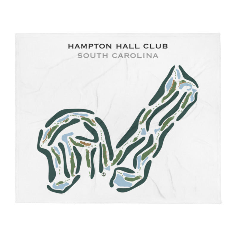 Hampton Hall Club, South Carolina - Printed Golf Course