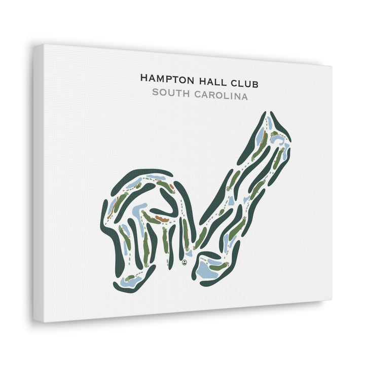 Hampton Hall Club, South Carolina - Printed Golf Course