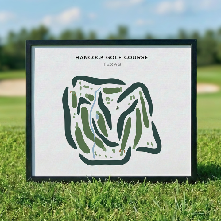 Hancock Golf Course, Texas - Printed Golf Courses
