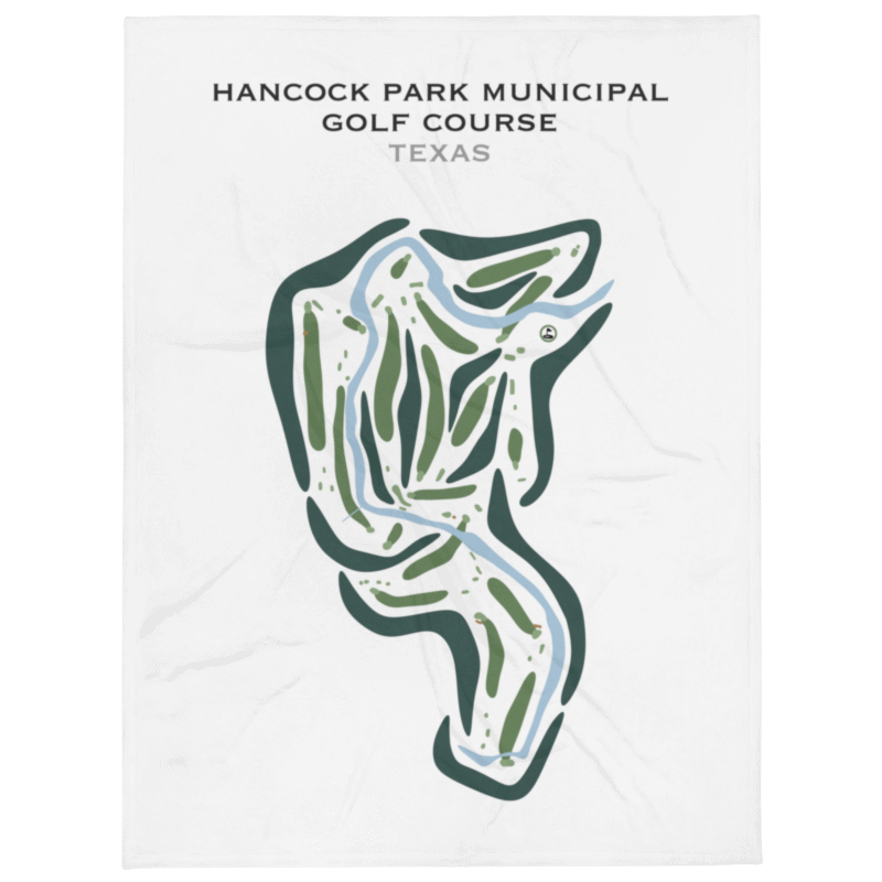 Hancock Park Municipal Golf Course, Texas - Printed Golf Courses