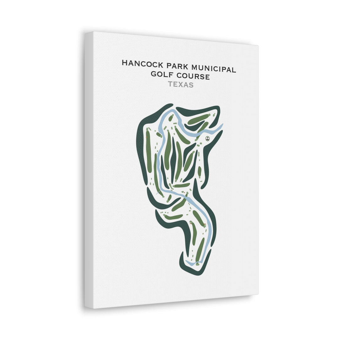 Hancock Park Municipal Golf Course, Texas - Printed Golf Courses