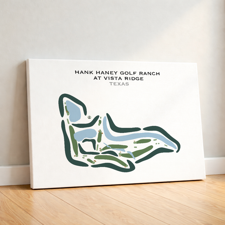 Hank Haney Golf Ranch at Vista Ridge, Texas - Printed Golf Courses