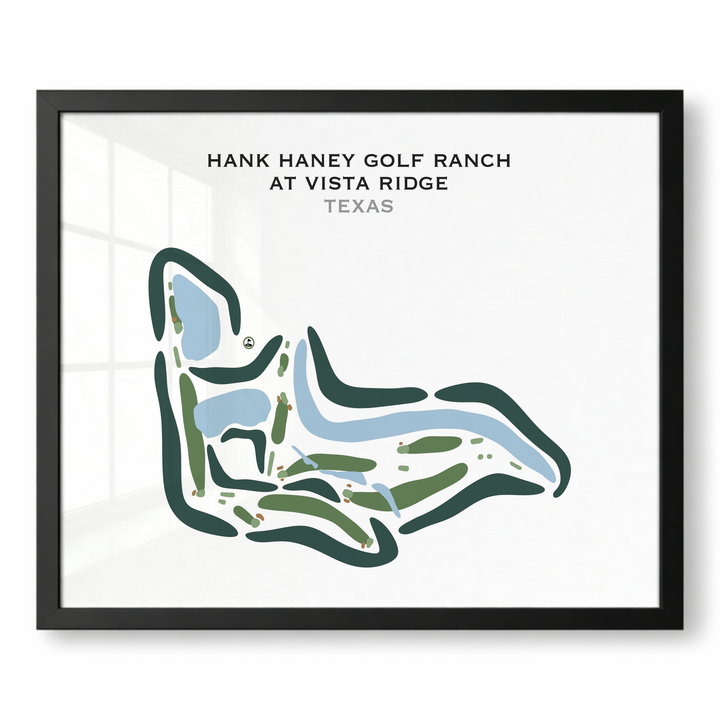 Hank Haney Golf Ranch at Vista Ridge, Texas - Printed Golf Courses