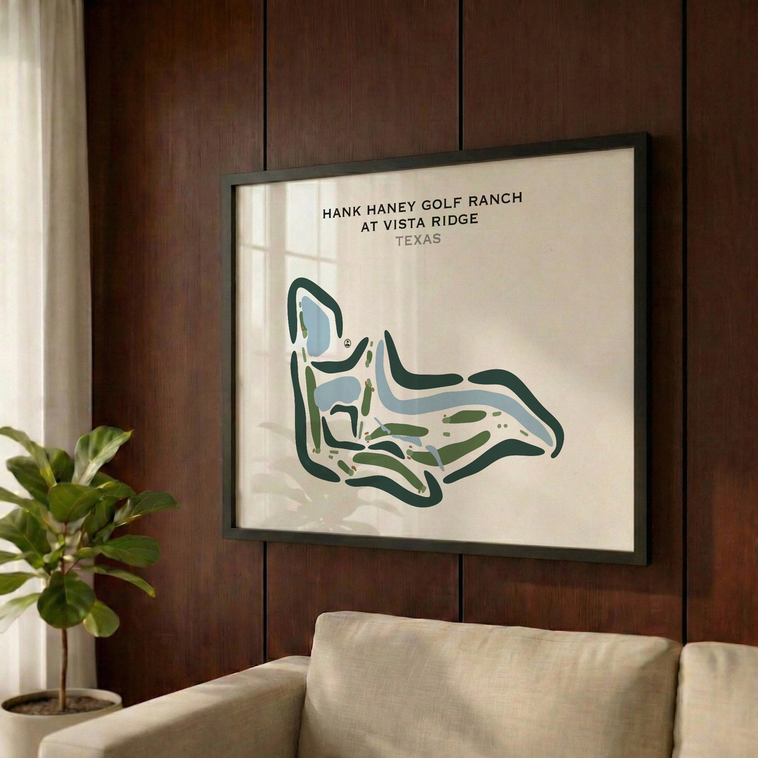 Hank Haney Golf Ranch at Vista Ridge, Texas - Printed Golf Courses