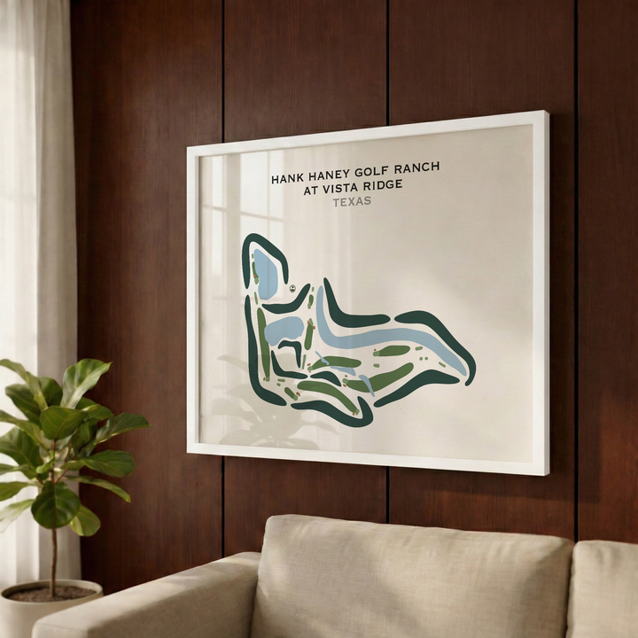 Hank Haney Golf Ranch at Vista Ridge, Texas - Printed Golf Courses