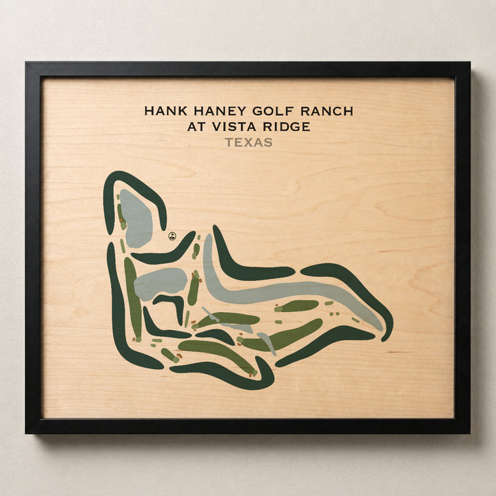 Hank Haney Golf Ranch at Vista Ridge, Texas - Printed Golf Courses