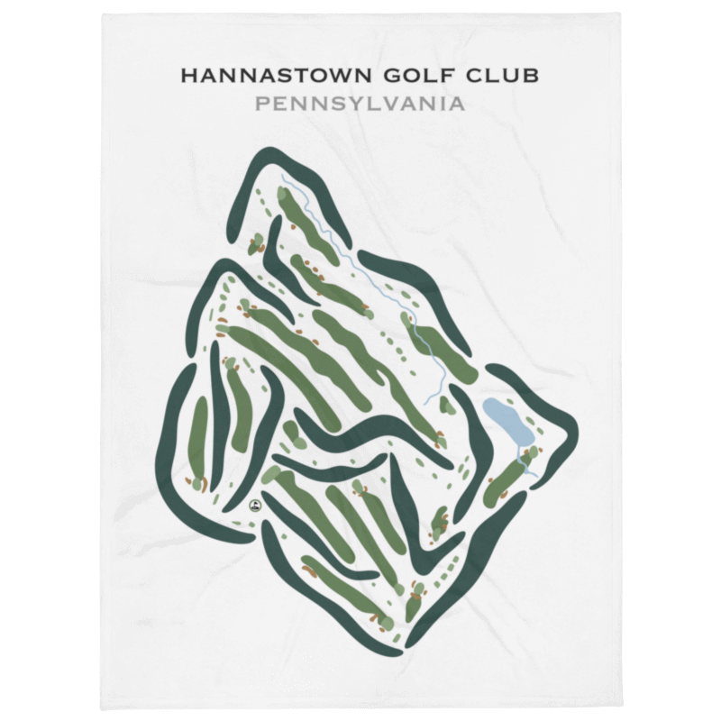 Hannastown Golf Club, Pennsylvania - Printed Golf Course