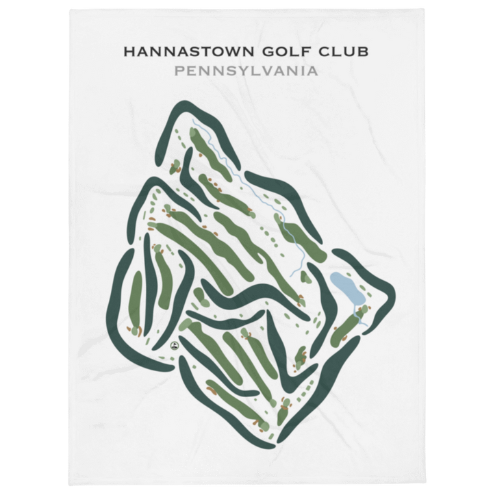 Hannastown Golf Club, Pennsylvania - Printed Golf Course