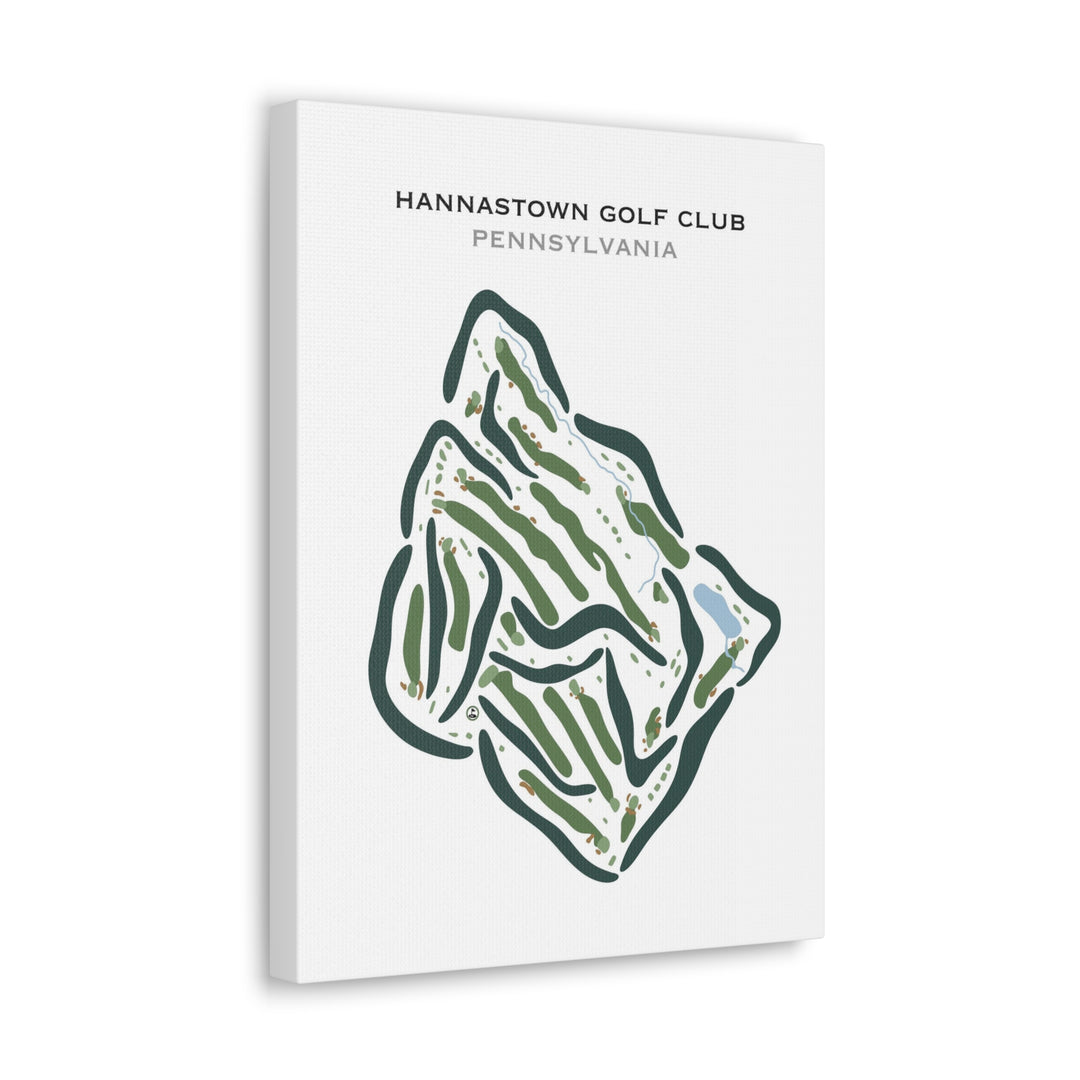 Hannastown Golf Club, Pennsylvania - Printed Golf Course