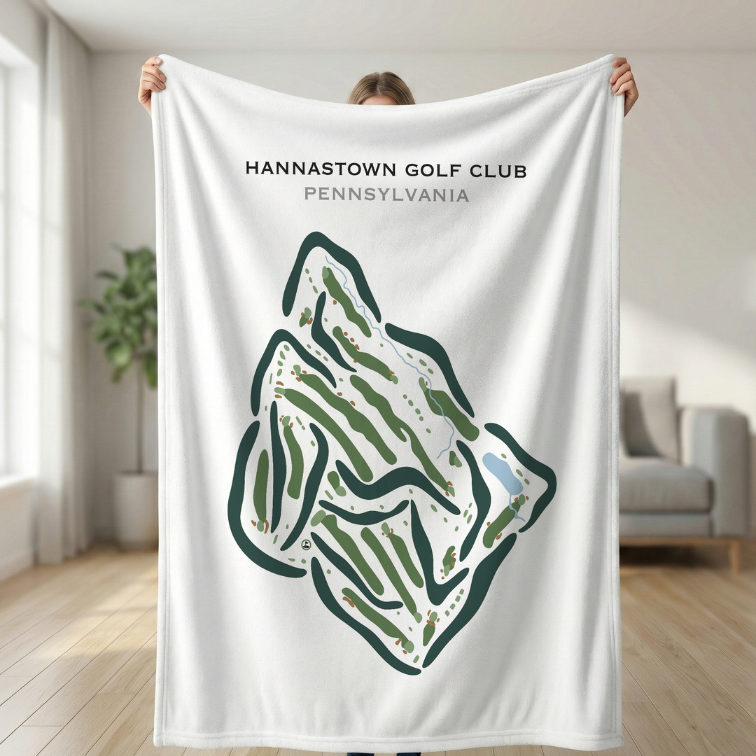 Hannastown Golf Club, Pennsylvania - Printed Golf Course