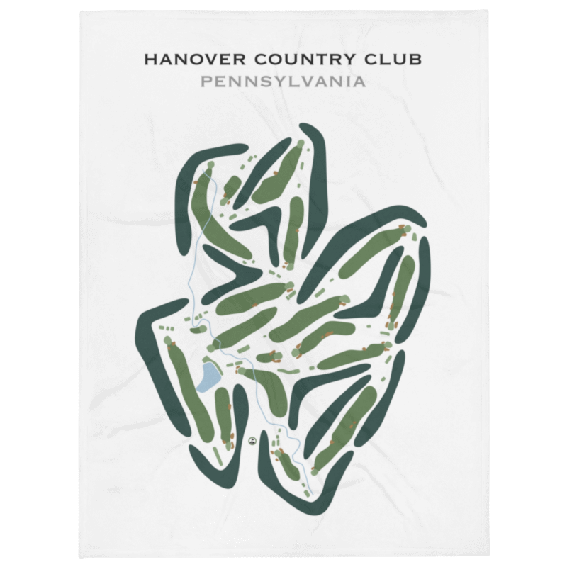 Hanover Country Club, Pennsylvania - Printed Golf Courses