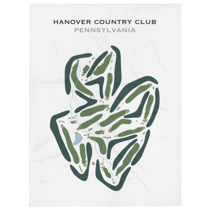 Hanover Country Club, Pennsylvania - Printed Golf Courses