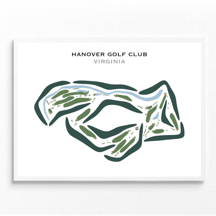 Hanover Golf Club, Virginia - Printed Golf Courses