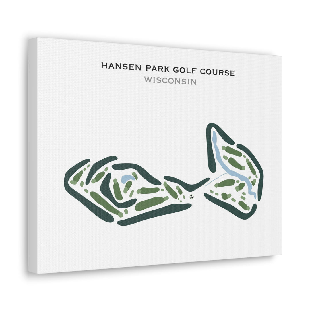 Hansen Park Golf Course, Wisconsin - Printed Golf Courses