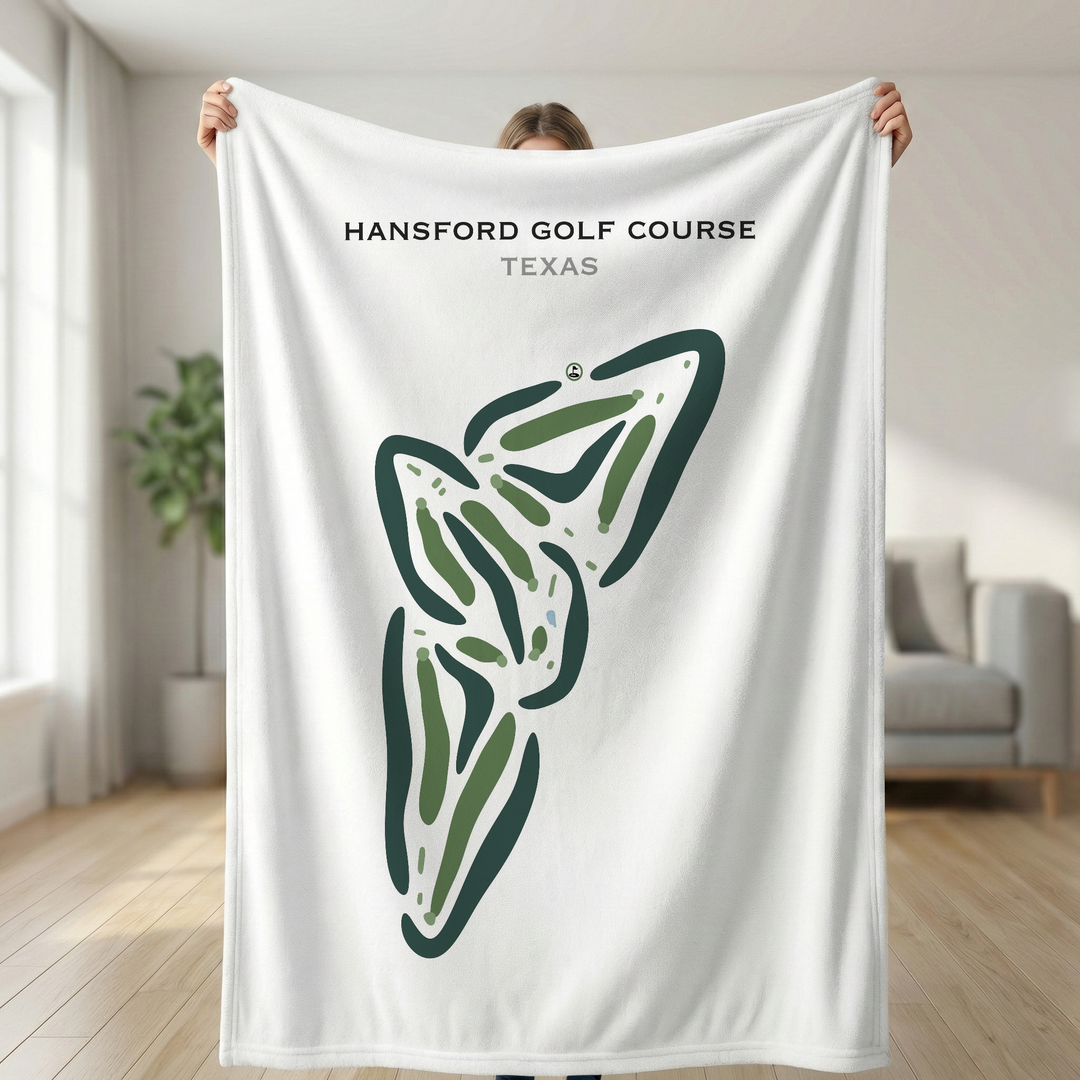 Hansford Golf Course, Texas - Printed Golf Courses