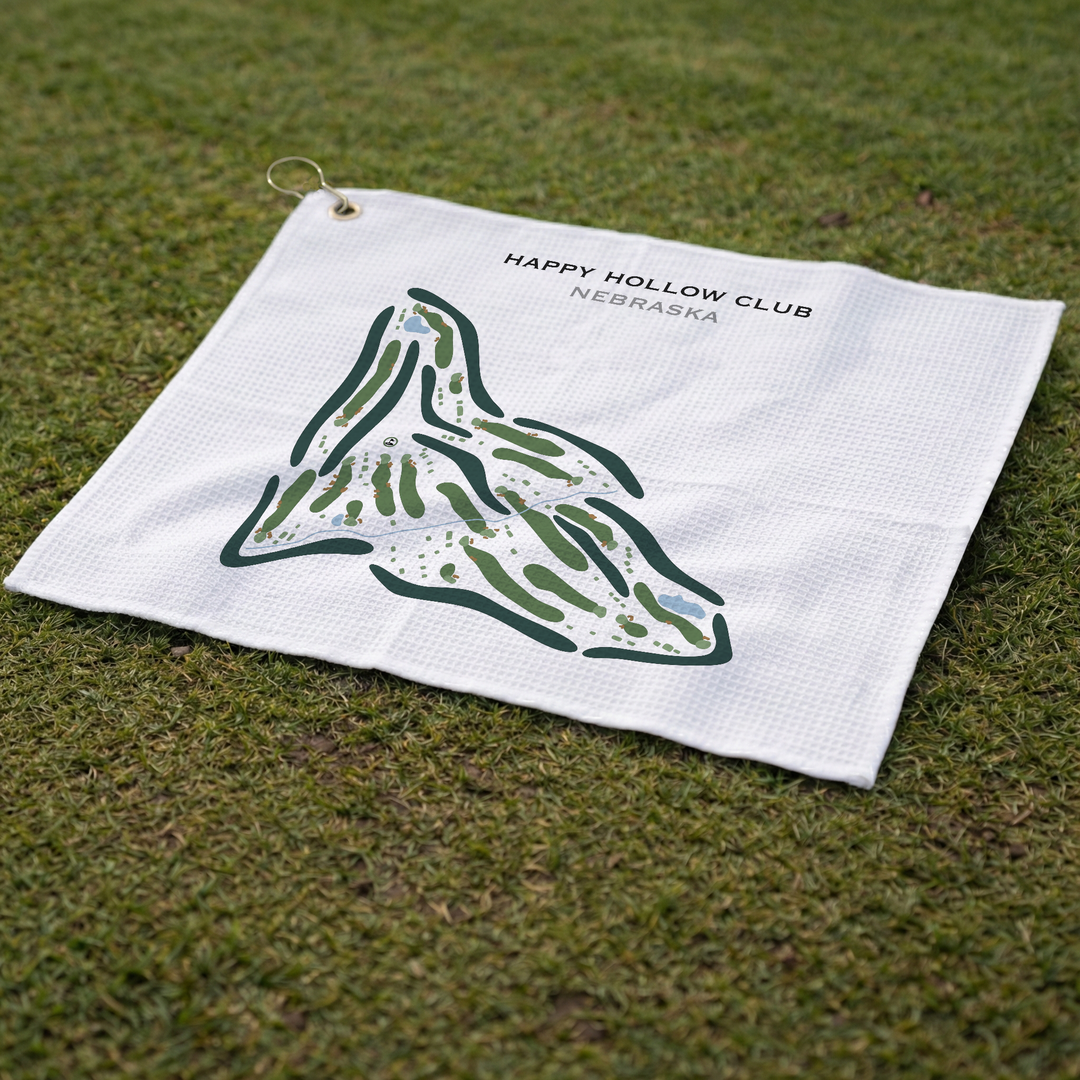 Happy Hollow Club, Nebraska - Printed Golf Course