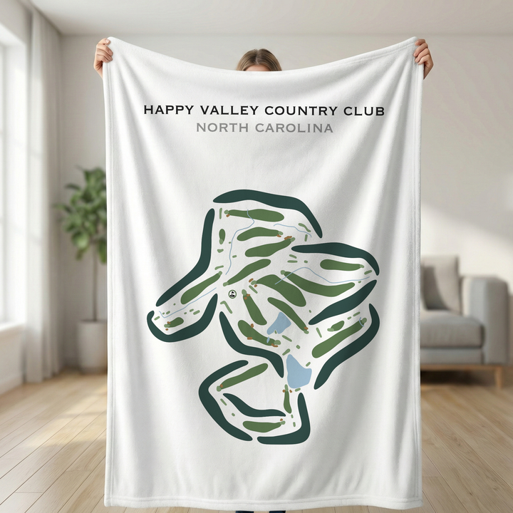 Happy Valley Country Club, North Carolina - Printed Golf Courses