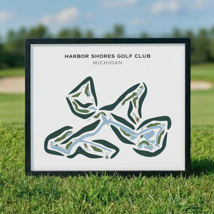 Harbor Shores Golf Club, Michigan - Printed Golf Courses
