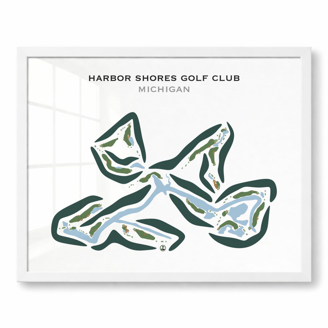 Harbor Shores Golf Club, Michigan - Printed Golf Courses