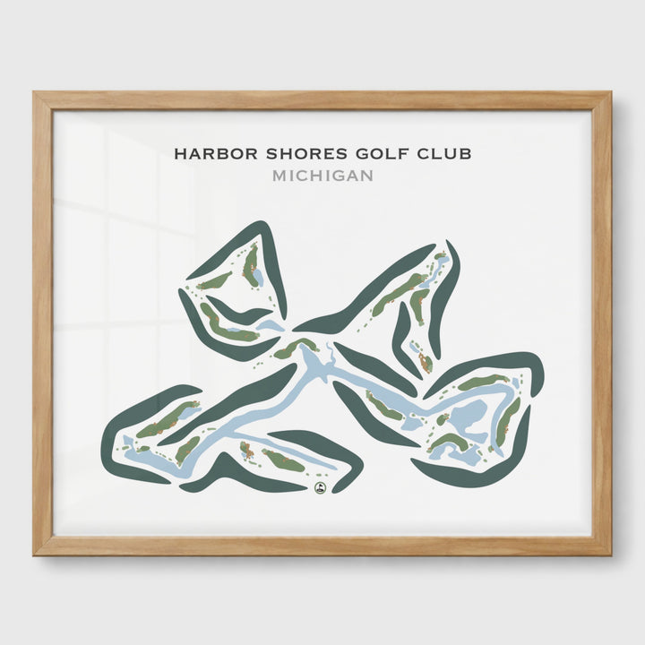 Harbor Shores Golf Club, Michigan - Printed Golf Courses