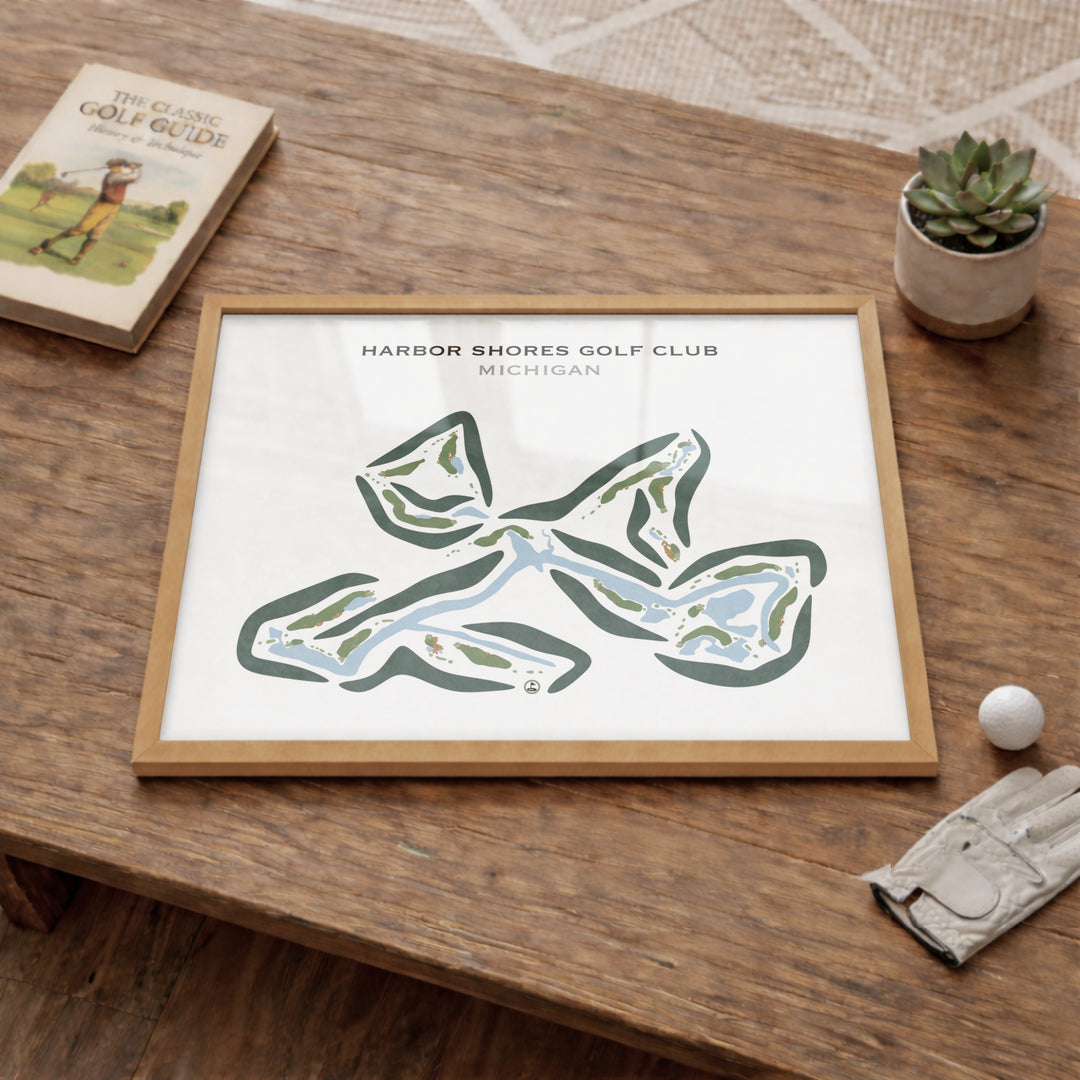 Harbor Shores Golf Club, Michigan - Printed Golf Courses