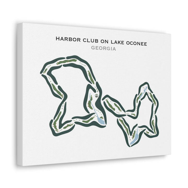 Harbor Club on Lake Oconee Golf Course, Georgia - Printed Golf Courses
