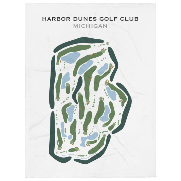 Harbor Dunes Golf Club, Michigan - Printed Golf Courses